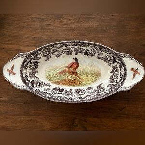 Spode Woodland Pheasant Bread Tray Replacement Discontinued